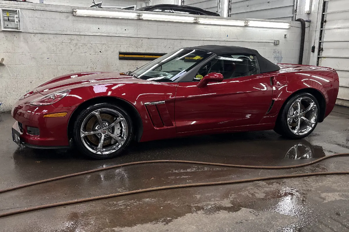 Freshly detailed red Chevrolet Corvette Buffalo, NY