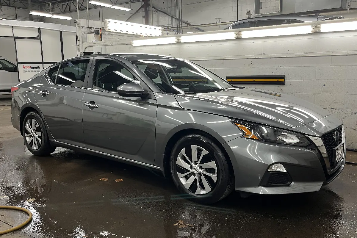 Freshly detailed gray Nissan Altima Buffalo, NY